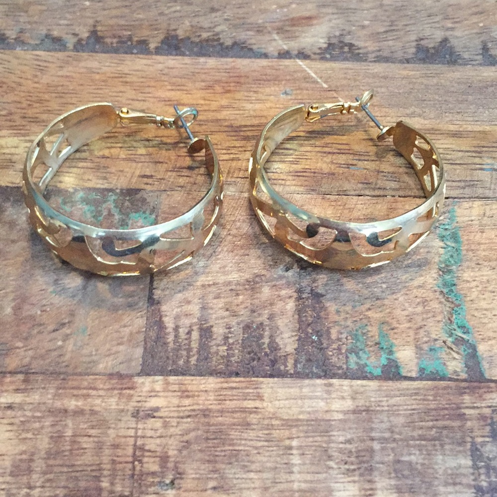 Gold Hoop Earrings